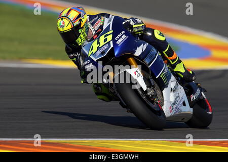 Moto2 GP Valencia - con Valentino Rossi dove: VALENCIA, Spagna Quando: 09 Nov 2013 Foto Stock