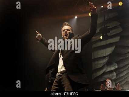 5ive eseguendo in concerto a Liverpool Echo Arena offre: Ritchie Neville dove: Liverpool, Regno Unito quando: 19 Nov 2013 Foto Stock