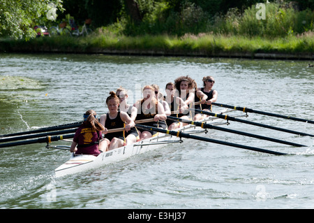 Cambridge può dossi, Selwyn College Cari otto Foto Stock