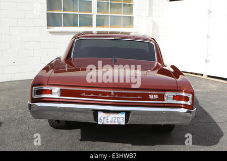 Ben Affleck va a Cyber F/X, un laser scanner 3D facility di Burbank. Affleck è arrivato nella sua annata Chevrolet Chevelle. Dove: di Burbank, California, Stati Uniti quando: 23 Nov 2013 Foto Stock