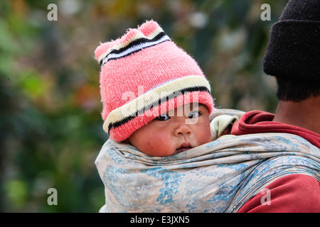 Madagascar Madagascar settentrionale, Antsiranana (Diego-Suarez) ritratto di un bambino Foto Stock