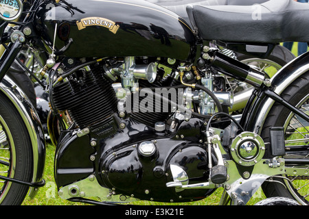 Vintage di HRD Vincent motocicletta. Classic british bike Foto Stock