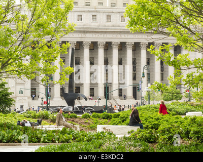 Thurgood Marshall Courthouse, NYC, STATI UNITI D'AMERICA Foto Stock