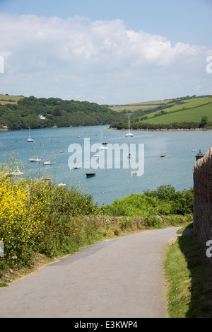 Il fiume Avon a Bantham South Devon England Regno Unito Foto Stock