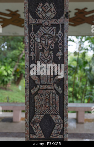 Isola di Hainan Luhuitou Park stazione di osservazione per la cometa di Halley Sanya Sanya Bay Foto Stock