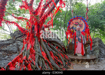 Isola di Hainan Luhuitou Park stazione di osservazione per la cometa di Halley Sanya Sanya Bay Foto Stock
