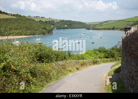 Il fiume Avon a Bantham South Devon England Regno Unito Foto Stock