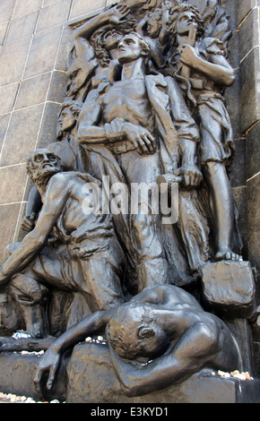 Gli eroi del ghetto un monumento a Varsavia in Nathan Rappaport Foto Stock