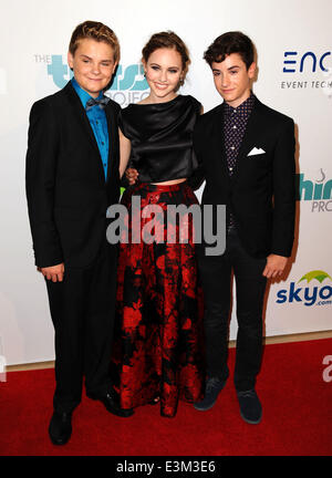 Giugno 24, 2014 - Los Angeles, California, Stati Uniti - Reese Hartwig, Ella Wahlestedt, Teo Halm frequentando il quinto annuale sete gala tenutosi presso il Beverly Hilton Hotel di Beverly Hills, la California il 24 giugno 2014. 2014(Immagine di credito: © D. lunga/Globe foto/ZUMAPRESS.com) Foto Stock