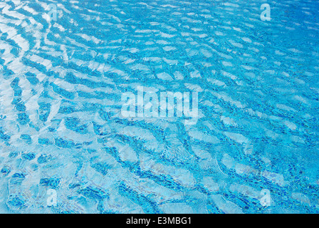 Rip blu acqua in piscina Foto Stock