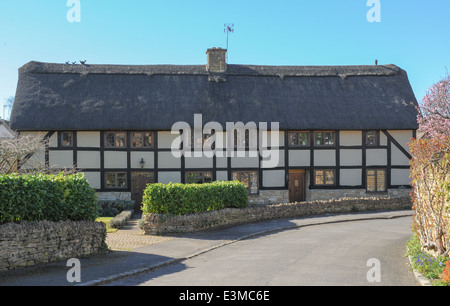 Il tradizionale villaggio Costwold di Stanton, tra Broadway e Winchcombe nel Gloucestershire, England, Regno Unito Foto Stock