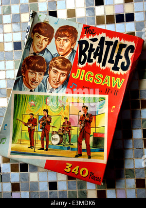 I Beatles puzzle a partire dagli anni sessanta, Londra Foto Stock
