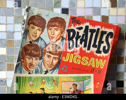 I Beatles puzzle a partire dagli anni sessanta, Londra Foto Stock