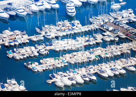 Marina di Montecarlo del mare Mediterraneo Foto Stock