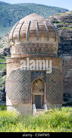 Zeynel Bey Mausoleo, Hasankeyf, Anatolia, Turchia Foto Stock