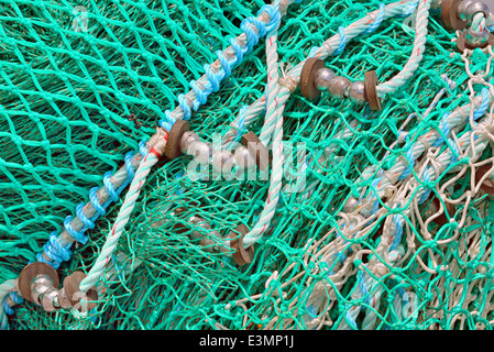 Sfondo di corda e il netting, primo piano Foto Stock