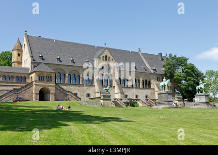 Kaiserpfalz, Goslar, Montagne Harz, Bassa Sassonia, Germania Foto Stock