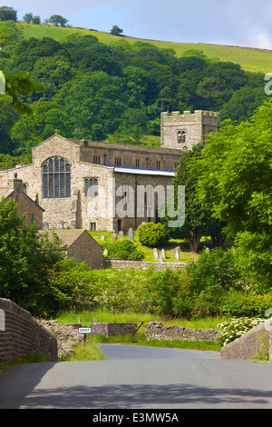 Sant'Andrea Chiesa, ammaccature, Yorkshire Dales National Park, Cumbria, Inghilterra, Regno Unito. Foto Stock