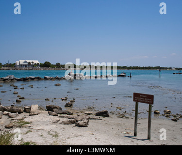 Sebastian Stato ingresso Parco sulla costa orientale della Florida USA Foto Stock