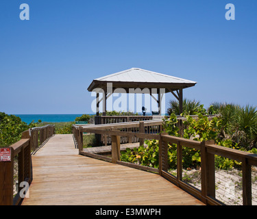 Sebastian Stato ingresso Parco sulla costa orientale della Florida USA Foto Stock