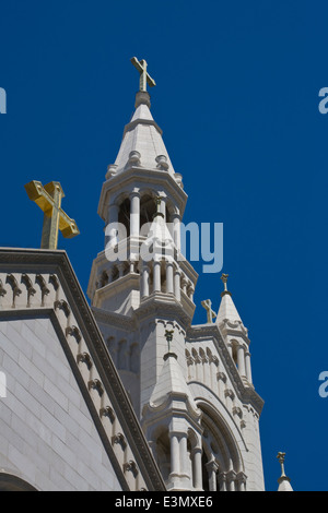 San Pietro e Paolo la Chiesa cattolica in North Beach - SAN FRANCISCO, CALIFORNIA Foto Stock