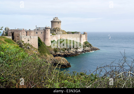 Fort-la-Latte a Cap Frehel in Bretagna, Francia Foto Stock