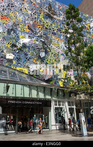 Brisbane Australia, centro commerciale Queen Street, AU140316030 Foto Stock