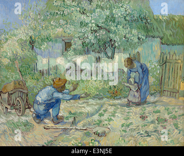 Vincent van Gogh - Primi passi, dopo il miglio - 1890 Foto Stock