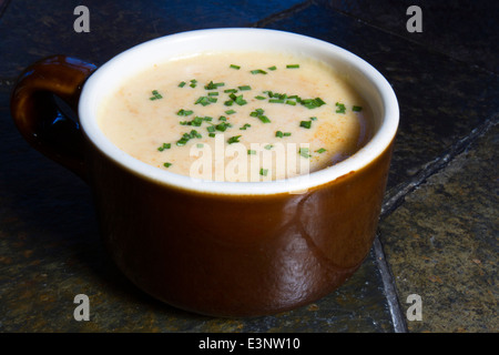 Birra zuppa di formaggio Foto Stock