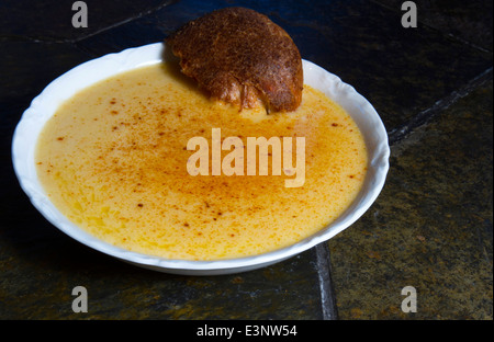 Birra zuppa di formaggio Foto Stock