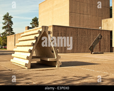 Wishbone House da Colin Greenly all'Everson Museum di Arte in Syracuse, New York Foto Stock