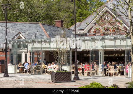 Rinnovato di recente sulla Taverna il ristorante Green, NYC, STATI UNITI D'AMERICA Foto Stock