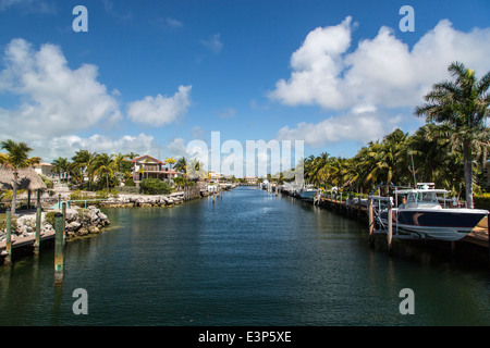 Porto di Key Largo, Florida, Stati Uniti d'America Foto Stock
