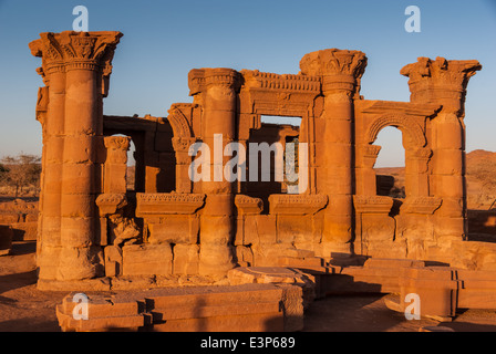 Il cosiddetto chiosco Romano (probabilmente Hathor la cappella), Naqa, Sudan settentrionale Foto Stock