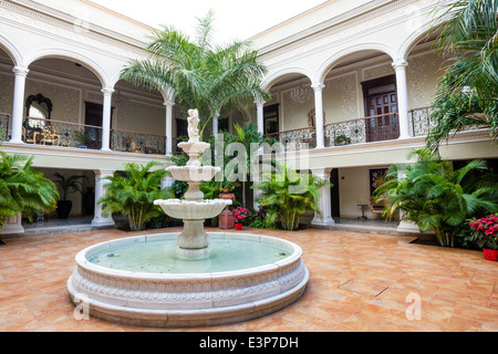 Casa storica nel centro di Merida, Yucatan, Messico. Foto Stock