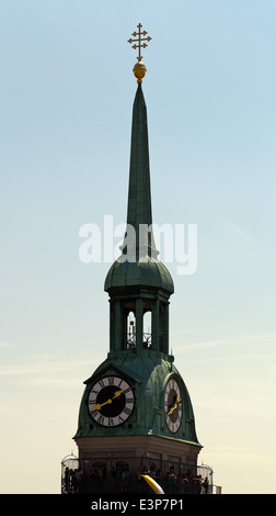 Monaco di Baviera, torre del 'Sankt Peter'-chiesa - Monaco di Baviera, Germania, Europa Foto Stock