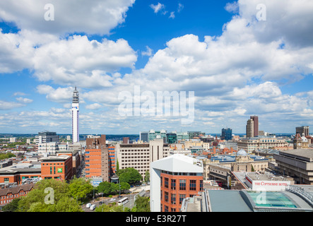 Lo Skyline di Birmingham Birmingham West Midlands England Regno Unito GB EU Europe Foto Stock