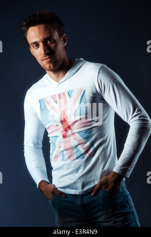 Sportivo da uomo inglese Foto Stock