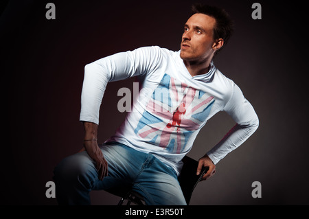 Sportivo da uomo inglese Foto Stock