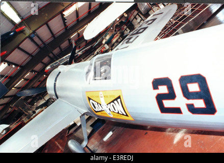 Questa fotografia della collezione Charles M. Daniels raffigura l'E.M. Laird LTR-14, noto anche come Laird-Turner Special, un aereo da corsa alimentato da un motore Pratt & Whitney R-1830 Twin Wasp. L'aereo ha gareggiato in gare aeree, mostrando tecnologia aeronautica all'avanguardia e velocità durante l'epoca. Foto Stock