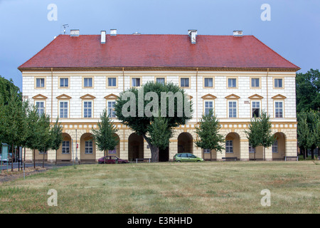 Terezin città, la piazza principale, la Repubblica ceca, l'Europa Foto Stock