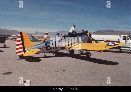 La Charles M. Daniels Collection include immagini di vari aerei, in particolare i motori Kinner R-5 e R-540. Questi motori alimentavano diversi aerei, tra cui il Ryan PT-22 Recruit e la Ryan ST Series, utilizzati sia per scopi civili che militari negli anni '1930 e '1940 Foto Stock