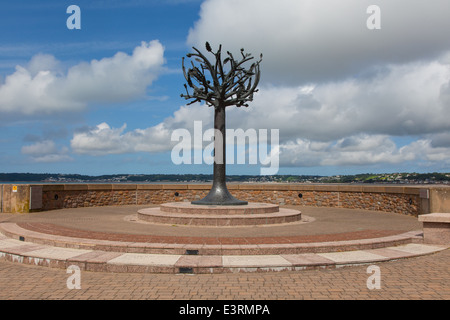 L'albero della libertà in St Helier Foto Stock