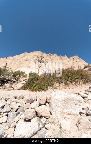 Una vista della montagna formazioni di roccia a tenda Kasha-Katuwe Rocks National Monument, Nuovo Messico, Stati Uniti d'America. Foto Stock