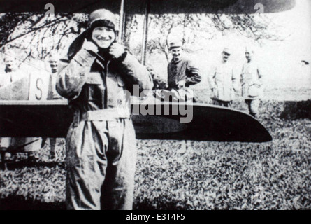 Lo SPAD XIII (S.12) era un caccia biplano francese utilizzato durante la prima guerra mondiale. Noto per la sua velocità e potenza di fuoco, fu uno dei caccia alleati di maggior successo del conflitto. Foto Stock
