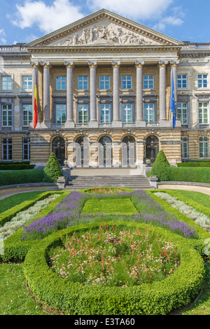 Bruxelles, Belgio - 15 giugno 2014: Il Parlamento Nazionale edificio. Foto Stock