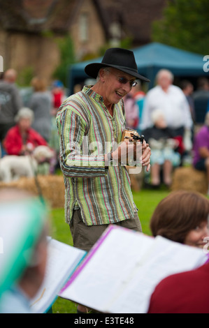 Villaggio Inglese Fete in Suffolk Foto Stock