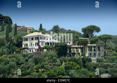 Portofino villa lussuose ville Italia Italiano Foto Stock