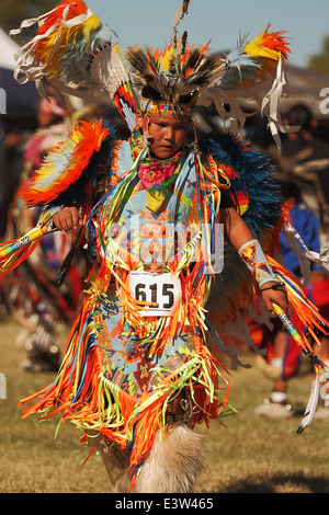 SCOTTSDALE, AZ - 3 novembre: Native American ballerini partecipare all'annuale Montagna Rossa Eagle Pow-wow Foto Stock
