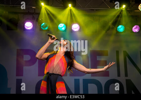 Conchita Wurst al Pride a Londra Foto Stock